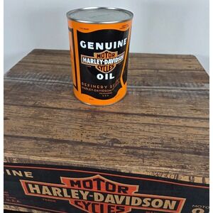 Harley-Davidson Motor Oil Can 1 Quart SAE 20W-50 Limited Edition Series 1 DAMAGE